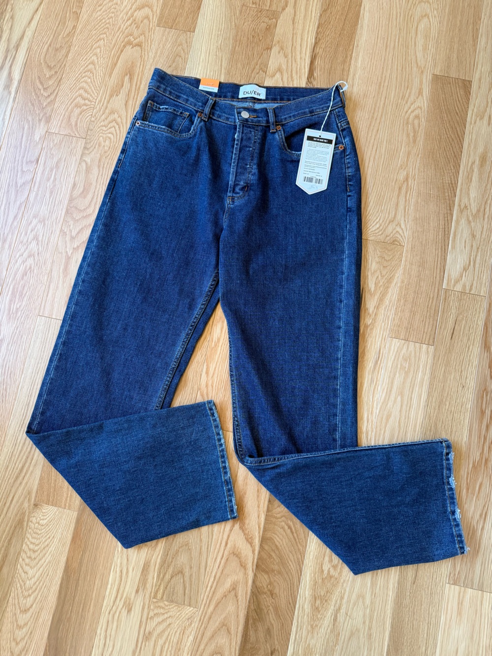 Du/er Women's Midweight Loose Straight jean size 28 NWT